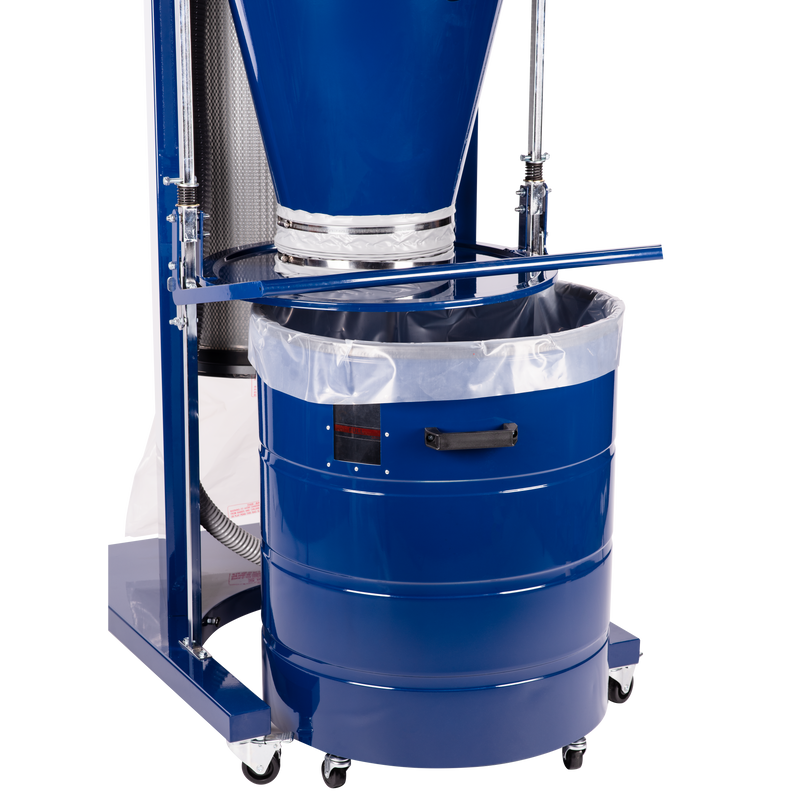 CDC30x - Collecteur de poussière cyclonique à deux étages avec moteur 3 ch