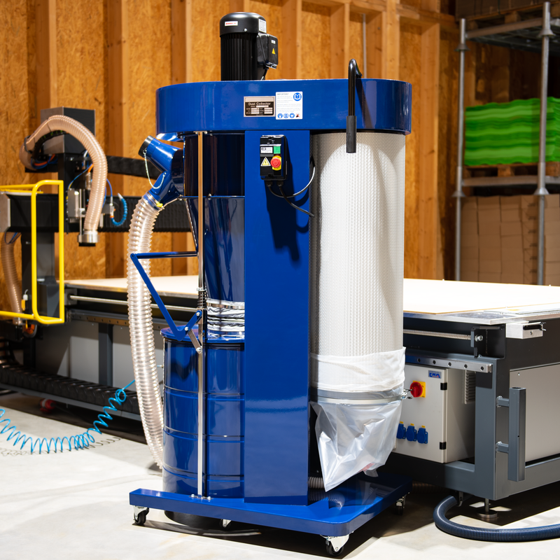 CDC30x - Collecteur de poussière cyclonique à deux étages avec moteur 3 ch