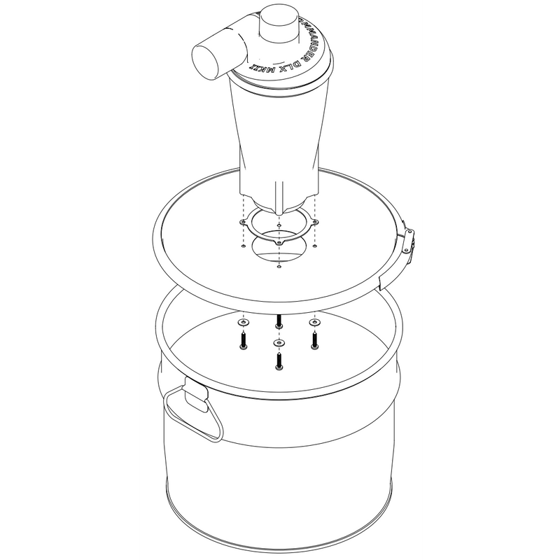 S18 - Kit cyclonique antistatique 18 litres
