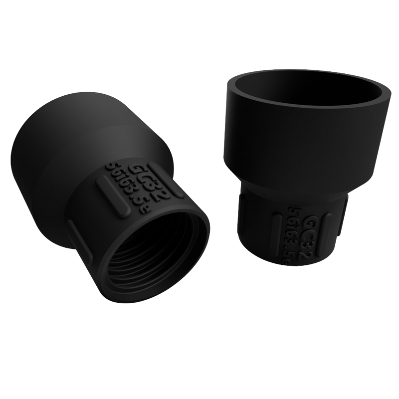 GCx - Connecteur à vis ESD TPU pour tuyau à vide DUST-HESD