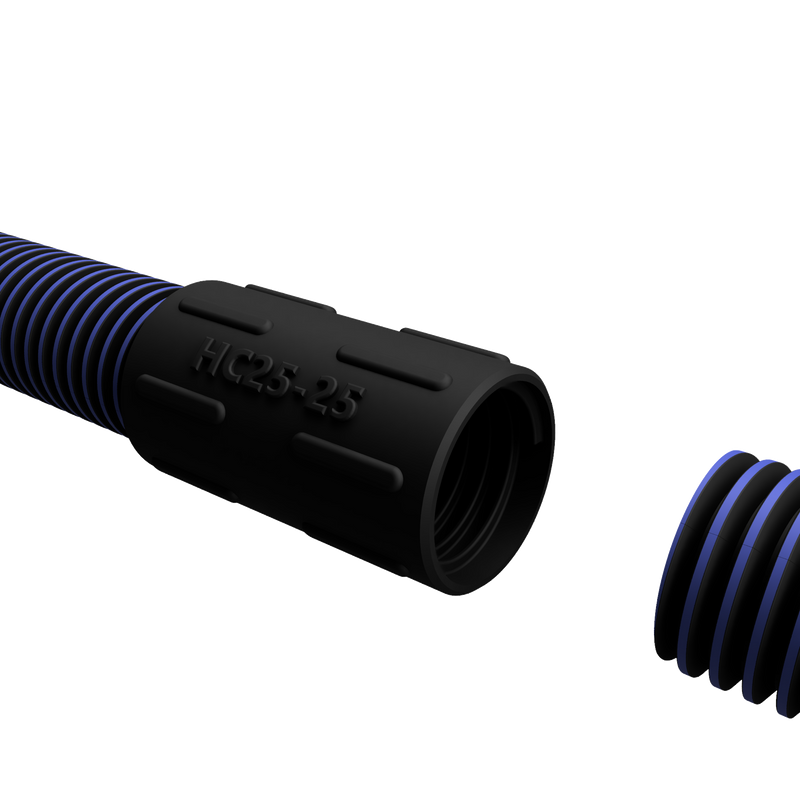 HC - Raccord TPU ESD pour tuyau d'aspiration DUST-HESD