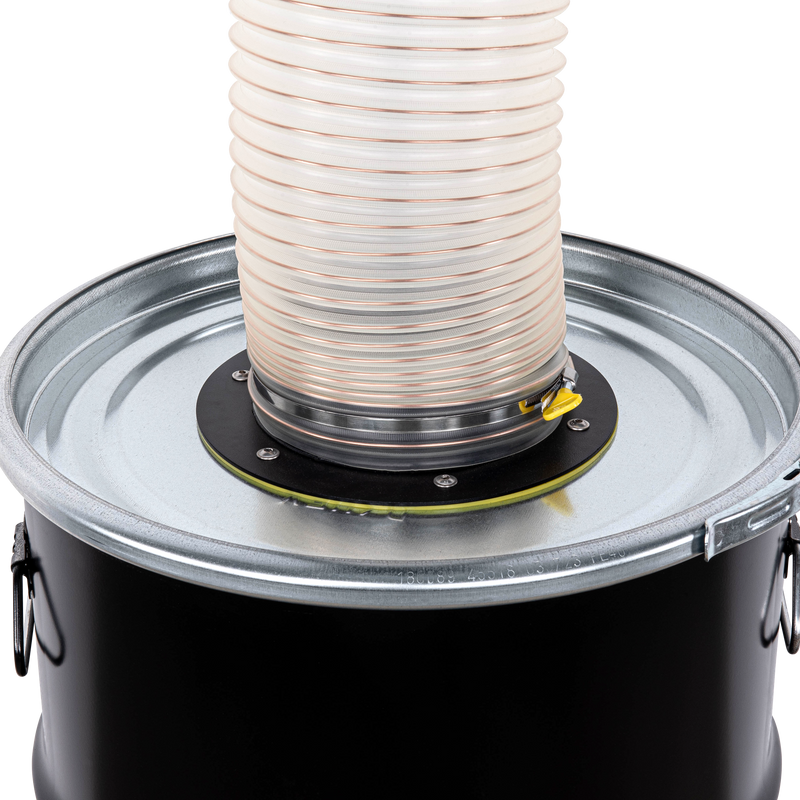 L+WM120 - Unité cyclonique à montage murale et fût en acier de 120 l