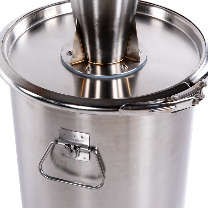 X30-SST - Kit cyclonique industriel en acier inoxydable 30 litres