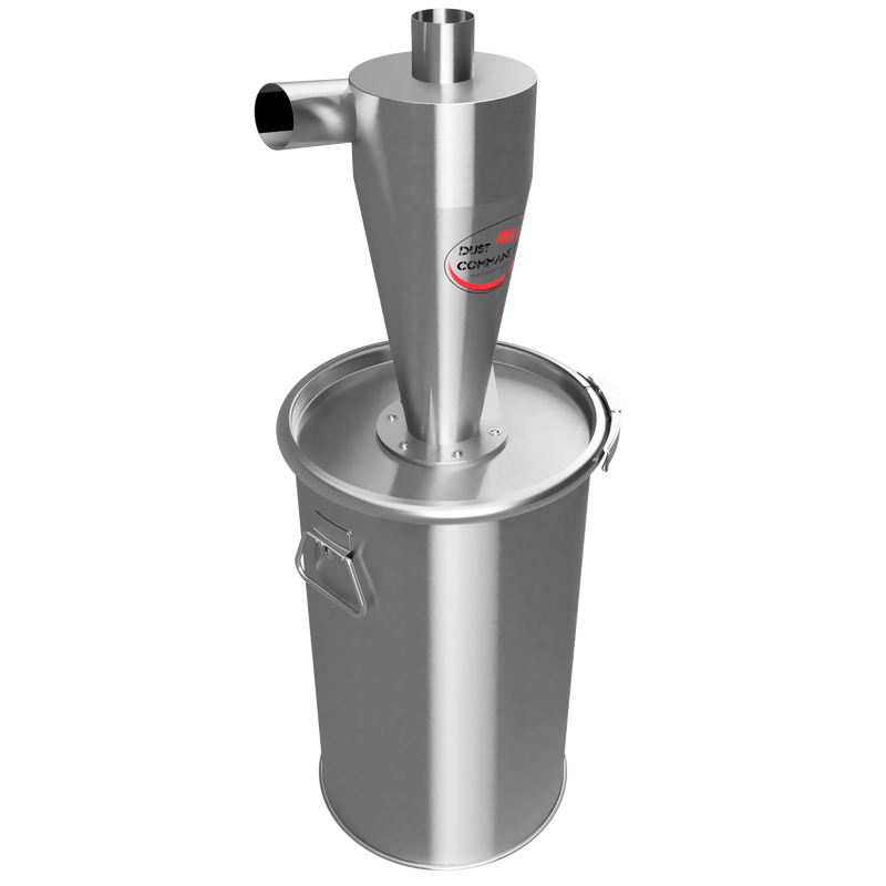 X30-SST - Kit cyclonique industriel en acier inoxydable 30 litres