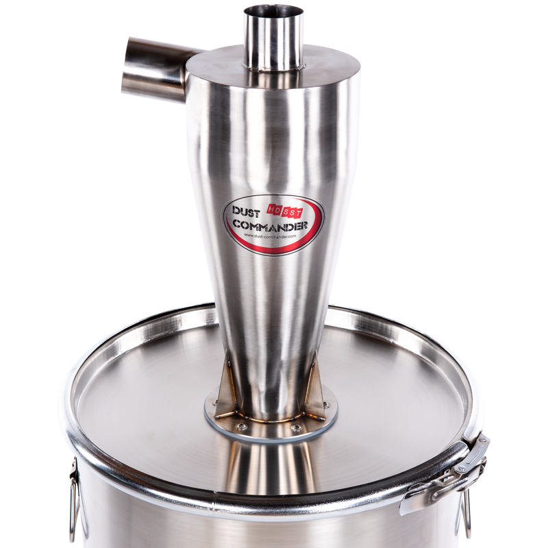 X60-SST - Kit cyclonique industriel en acier inoxydable 60 litres
